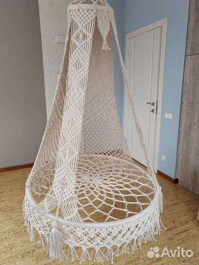 Качели гамак макраме