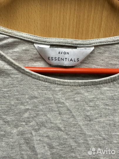 Лонгслив женский серый