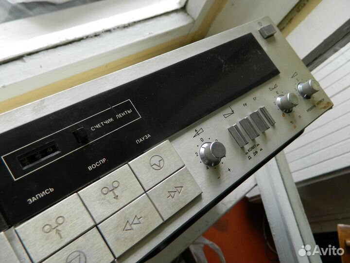 Стереомагнитофон-приставка кассетная Яуза мп-221