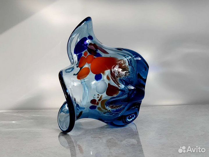 Графин цветное стекло СССР