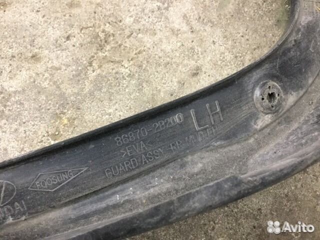 Брызговик задний Хундай Санта Фе 2005-2012г