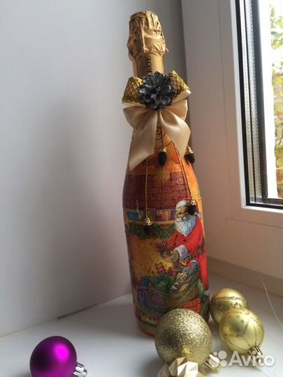 Бутылка шампанского