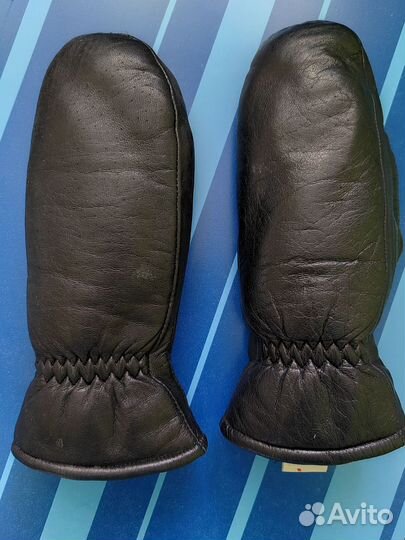 Варежки детские натуральная кожа мех