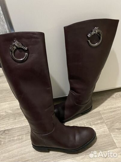 Сапоги Ekonika Alla Pugachova (кожа, мех)