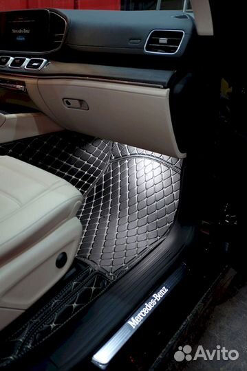 3D коврики из экокожи Mercedes Gelenvagen