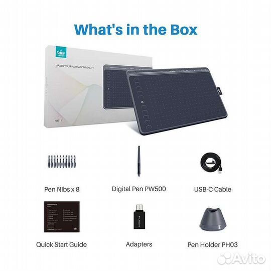 Графический планшет Huion HS611