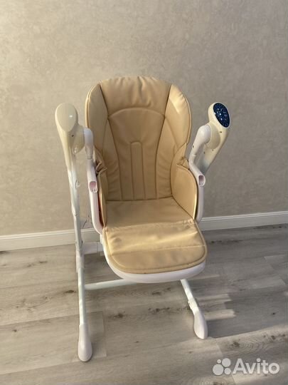 Стульчик для кормления+качели Caretero indigo