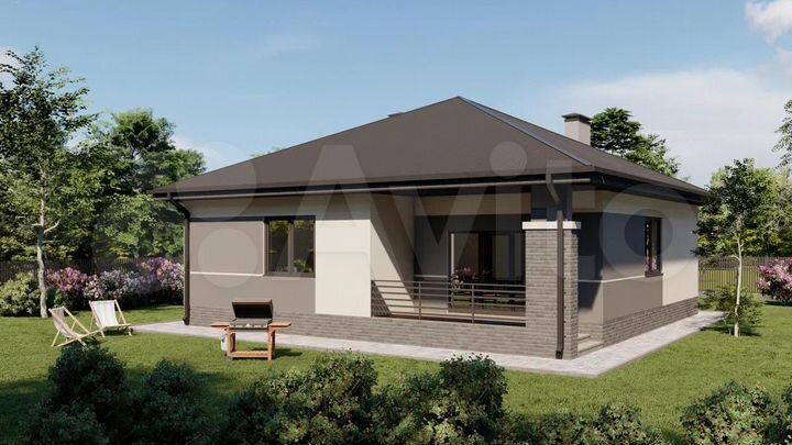 Дом 114 м² на участке 5 сот.