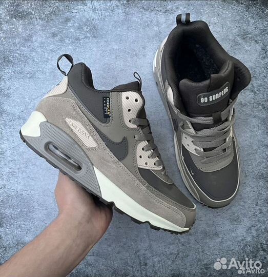 Кроссовки зимние женские nike Air max 90 с мехом