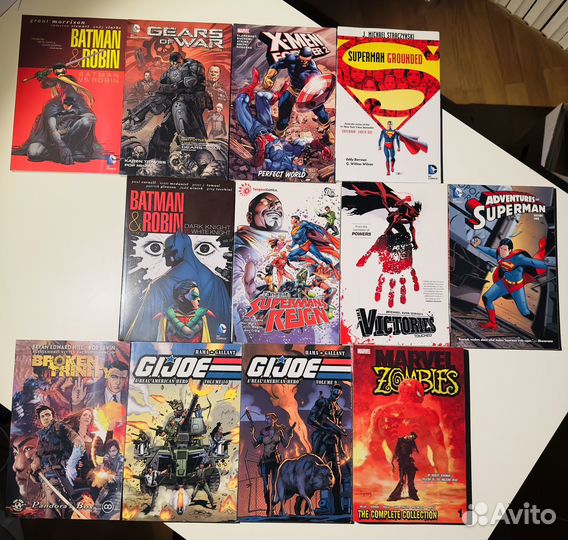 Американские комиксы в сборниках