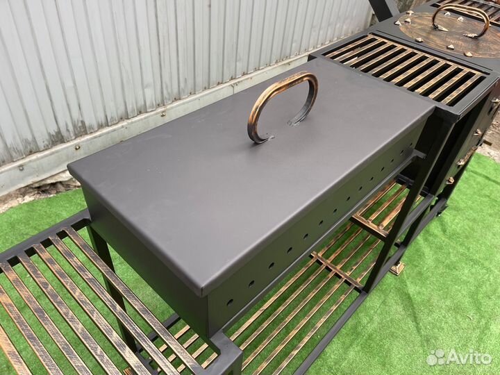 Мк76-36 Крышка на мангал загиб с 4-х сторон