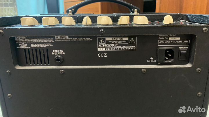 Комбик VOX Valvetronix VT20+