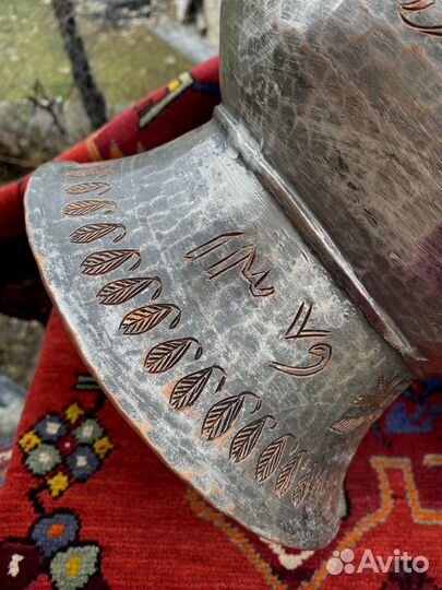 Старинный медный кувшин, антиквариат