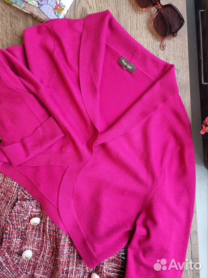 Болеро трикотаж фуксия M