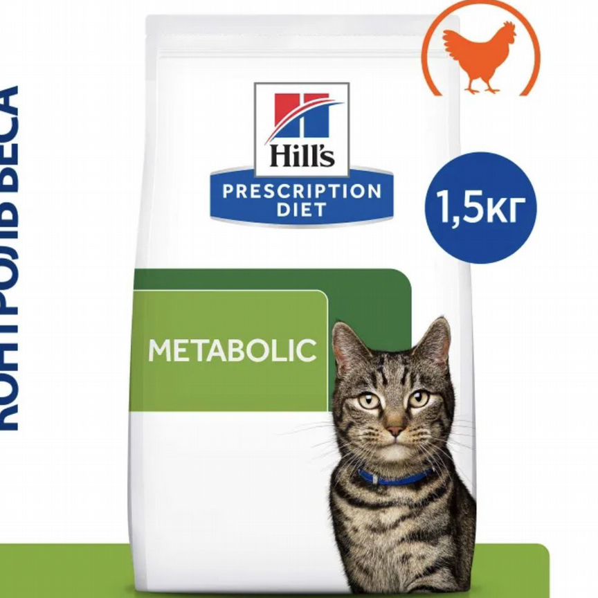 Корм Hill's Metabolic для кошек