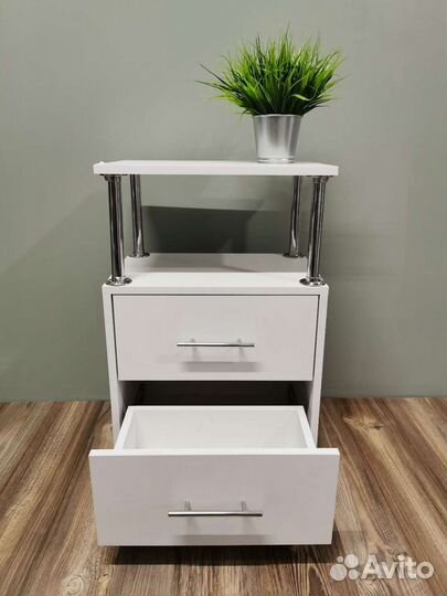 Педикюрная тележка с двумя ящиками