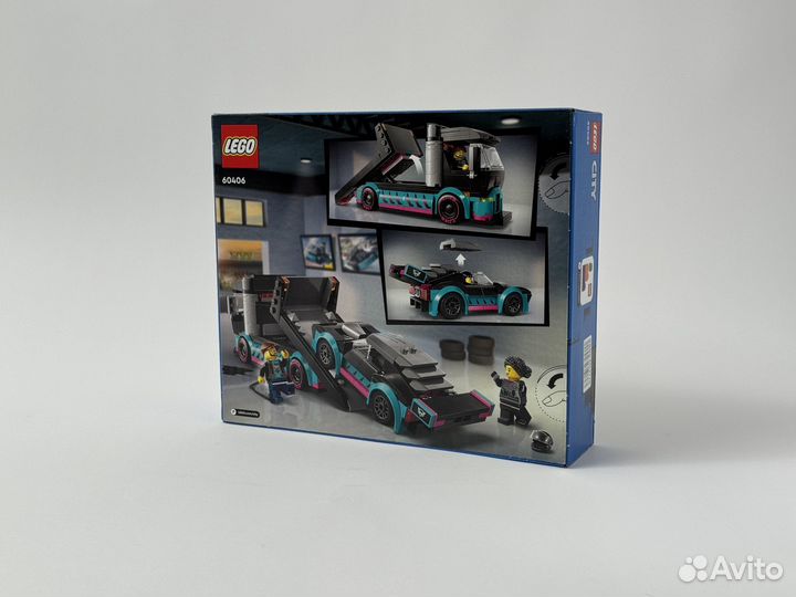 Lego City 60406 Гоночный автомобиль и автовоз