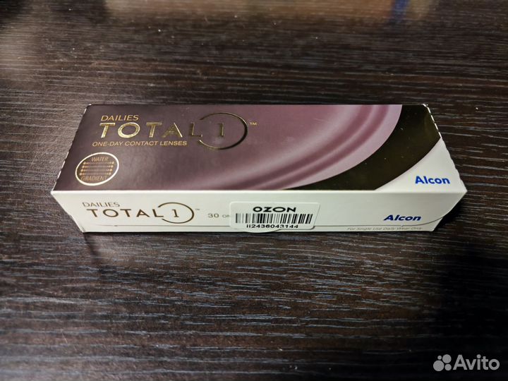 Alcon Линзы контактные dailies Total -1.00