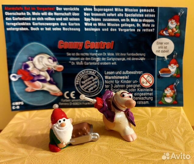 Киндер поштучно Ежик, Крот с гномом, Пираты сборка