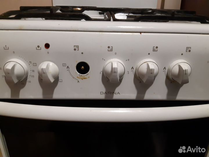 Плита газовая с одной электрической камфоркой