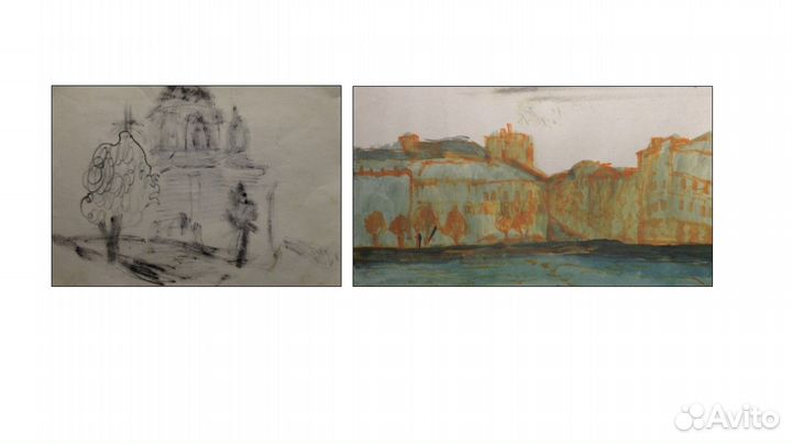 Графика. пейзажи