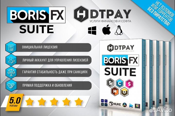 Boris FX лицензия год