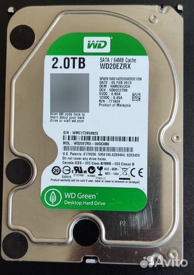Жесткий диск SATA HDD 3.5 Состояние нового