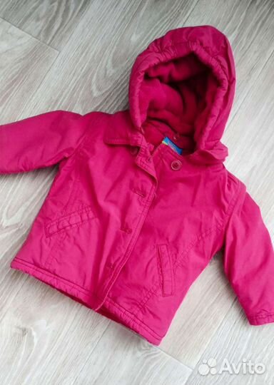 Теплые вещи на девочку 68-80