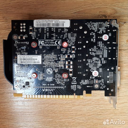 Видеокарта Palit nvidia GeForce GTX 1050TI 4 Gb