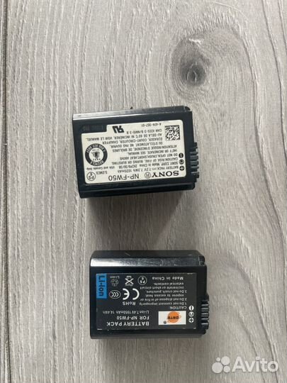 Аккумулятор sony np fw50