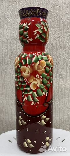 Матрешка-футляр для бутылки, 37,5, новая