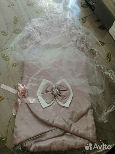 Конверт на выписку для девочки весна осень