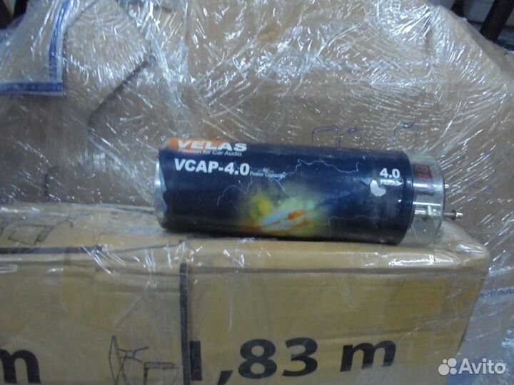 Конденсатор(накопитель)для сабвуфера velas 4 mf