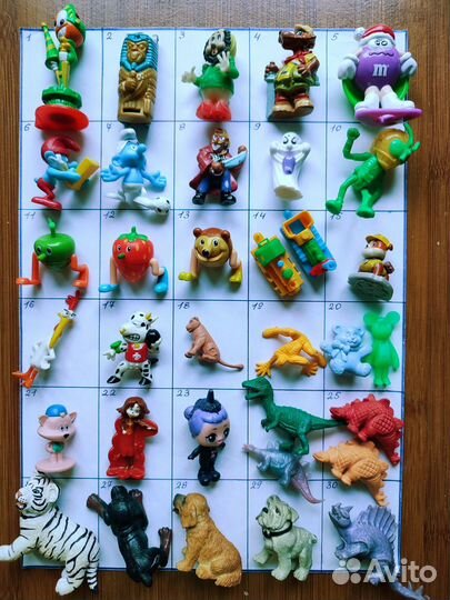 Игрушки Чупа чупс, киндер и др