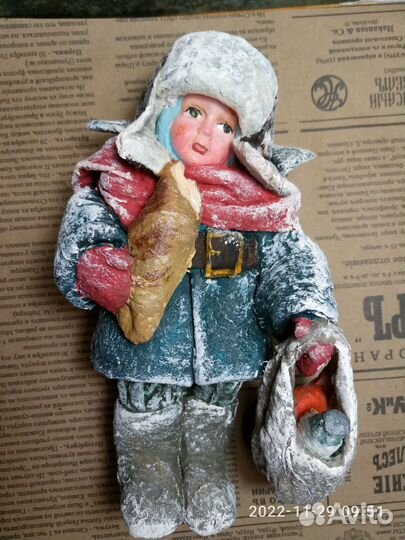 Набор ватных елочных игрушек