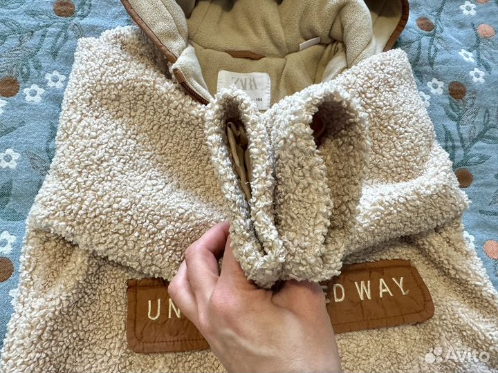 Анорак куртка Zara 104 чебурашка