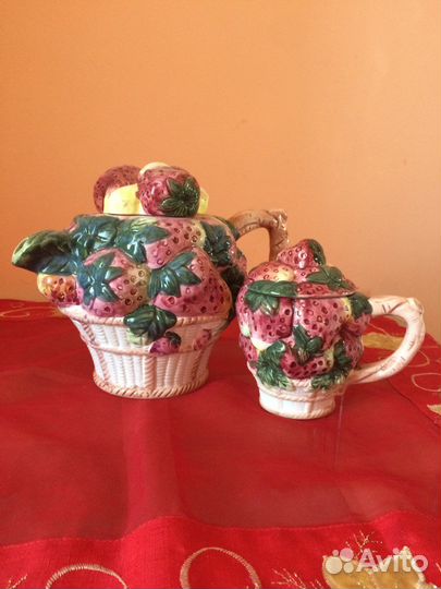 Заварочный чайник с чашкой, отличный подарок