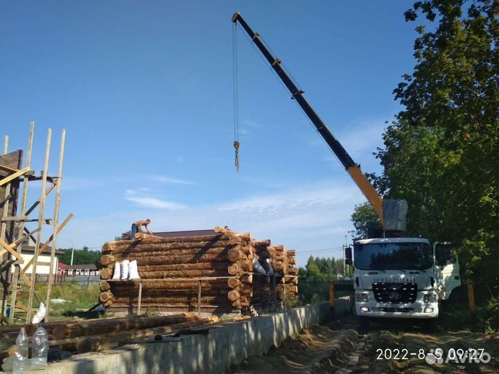 Манипулятор стрела 6т-борт 9т,Автовышка19м