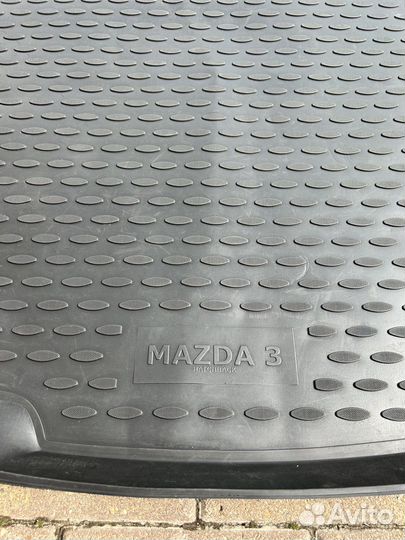 Коврик в багажник mazda 3