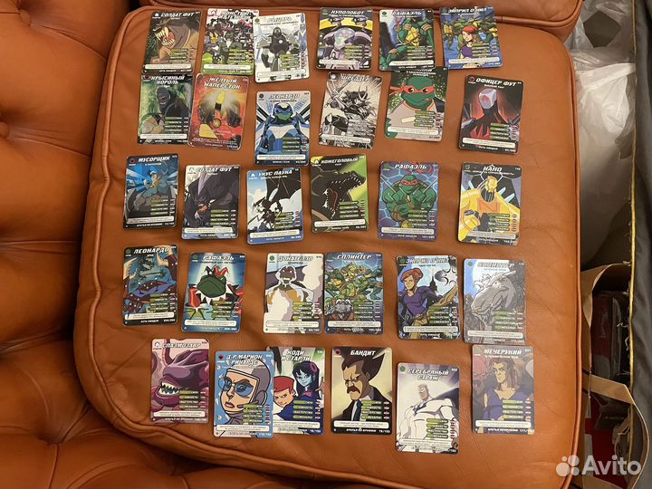 Карточки черепашки ниндзя