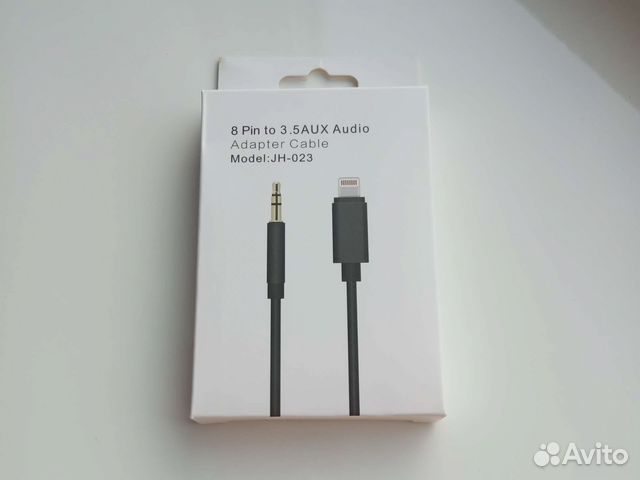 Переходник lightning 3.5 jack. iPhone / AUX