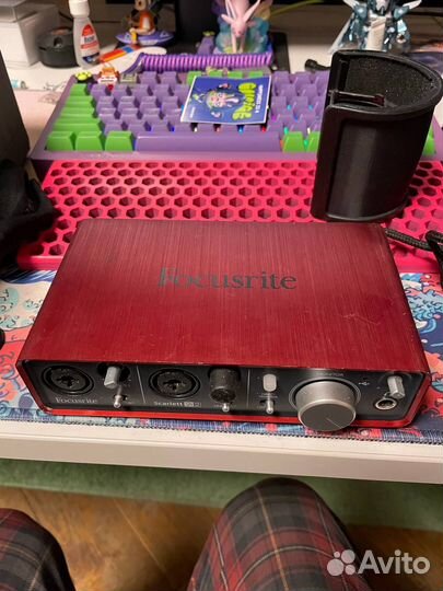 Аудиокарта focusrite Scarlett 2i2 1st gen
