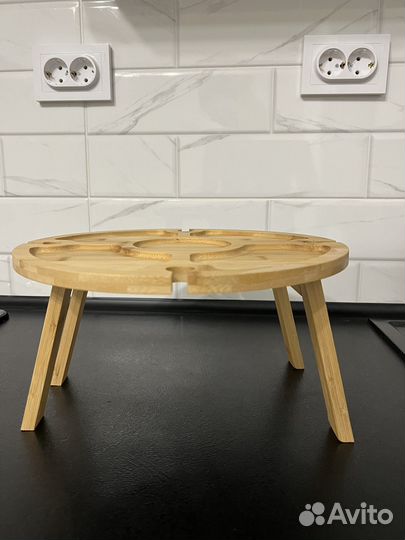 Менажница из дерева/столик сервировочный