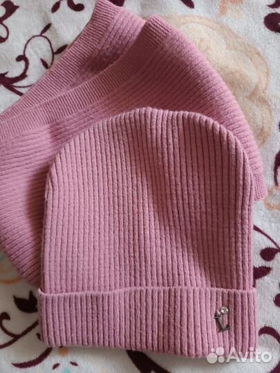 Шапочка и снуд для девочки