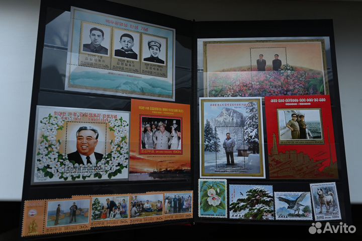 Марки Северная корея альбом
