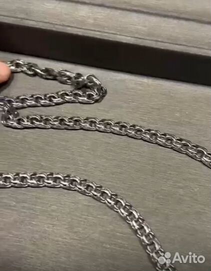 Мужская серебряная цепь 65