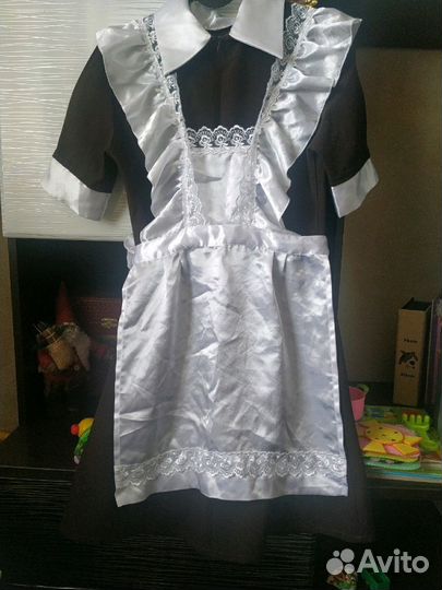 Фартук и платье на последний звонок,р.44-46