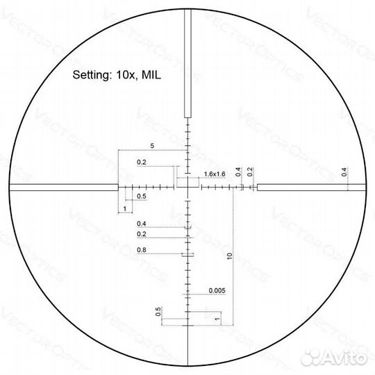 Прицел Vector Optics Veyron 3-12x44 SFP (P)