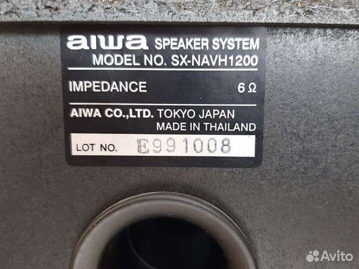 Акустические колонки sony и aiwa