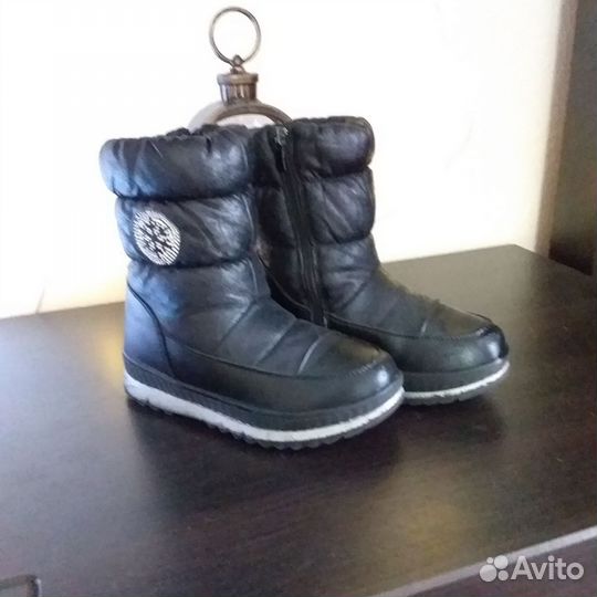 Дутики сапоги натуральная плотная шерсть рр 32